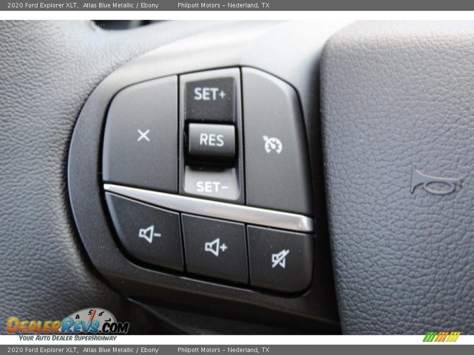 2020 Ford Explorer XLT Atlas Blue Metallic / Ebony Photo #12