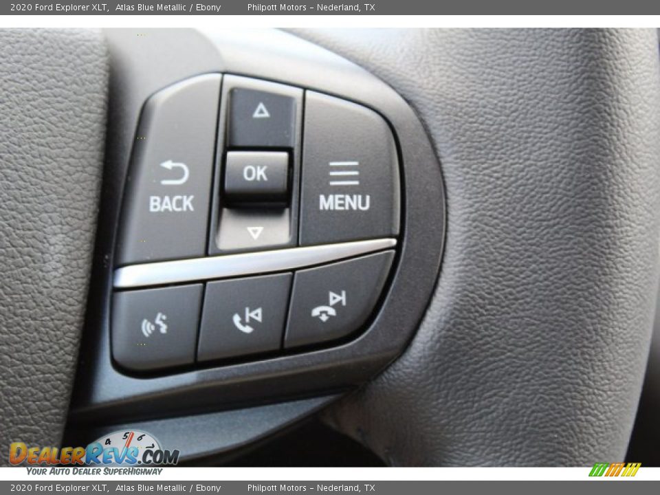 2020 Ford Explorer XLT Atlas Blue Metallic / Ebony Photo #13