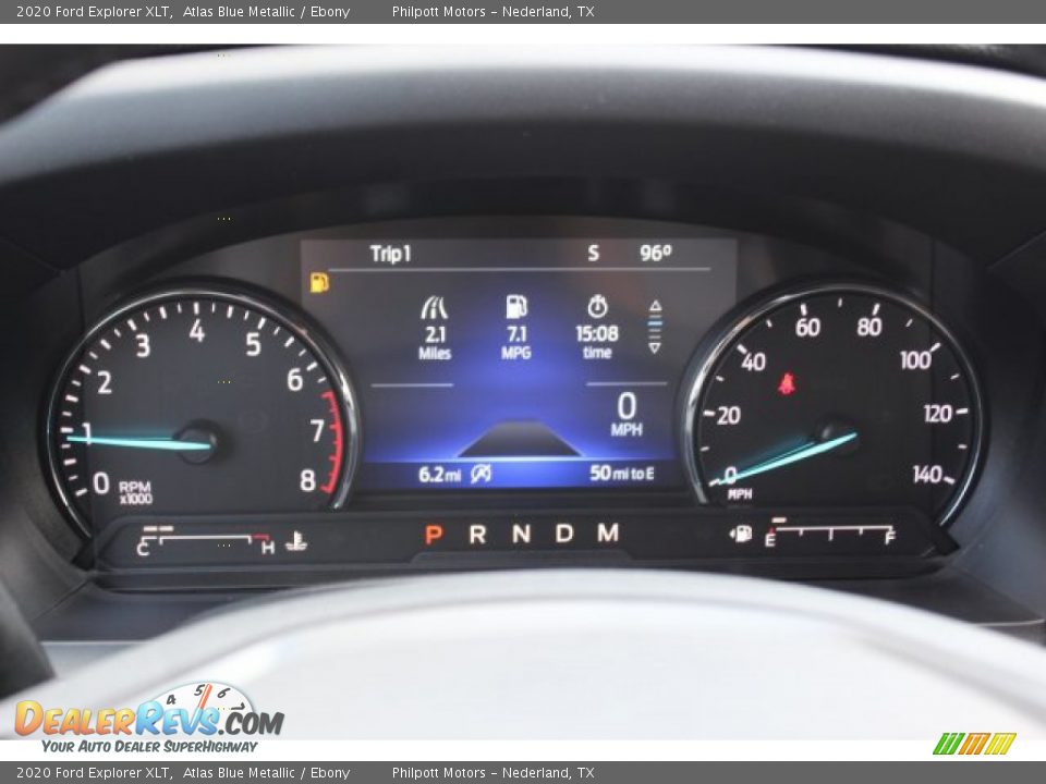 2020 Ford Explorer XLT Atlas Blue Metallic / Ebony Photo #14