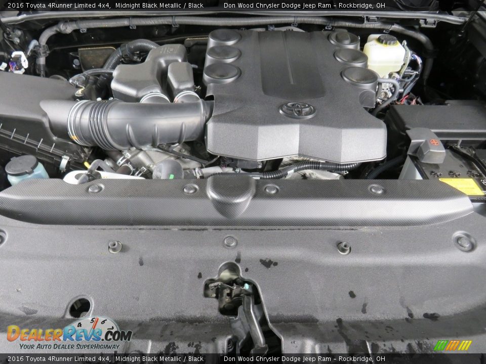 2016 Toyota 4Runner Limited 4x4 Midnight Black Metallic / Black Photo #8