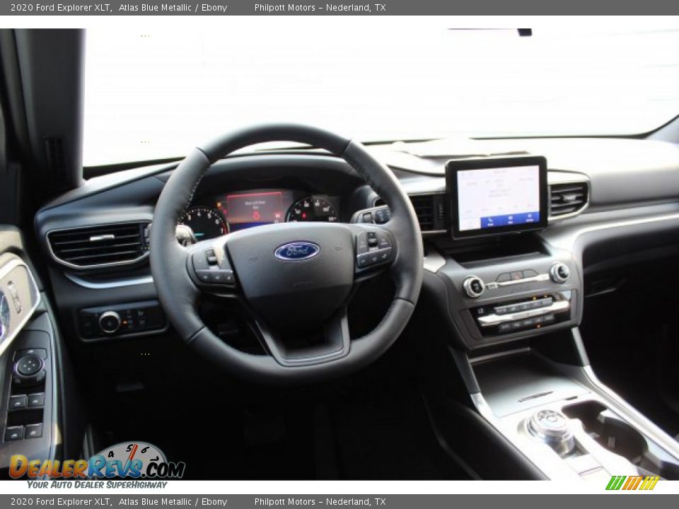 2020 Ford Explorer XLT Atlas Blue Metallic / Ebony Photo #23