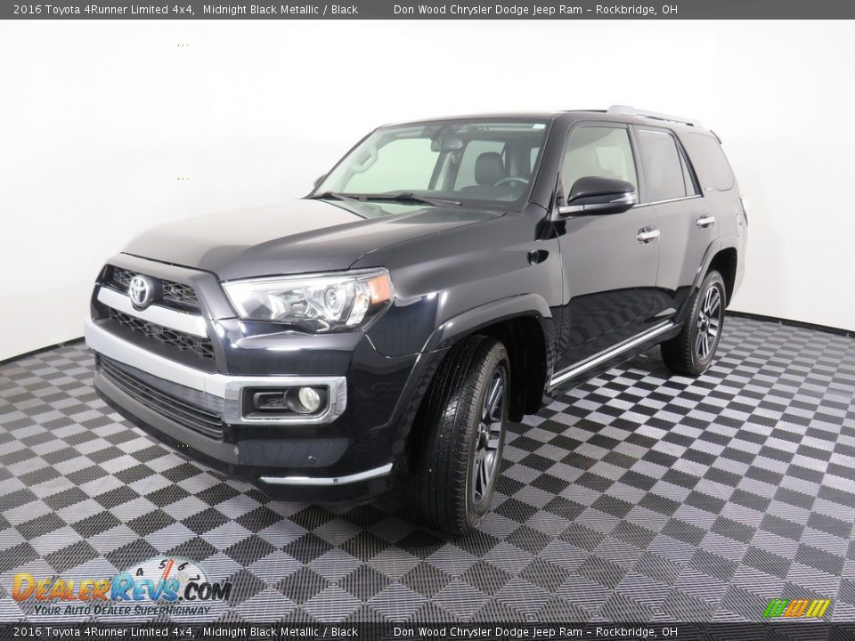 2016 Toyota 4Runner Limited 4x4 Midnight Black Metallic / Black Photo #9