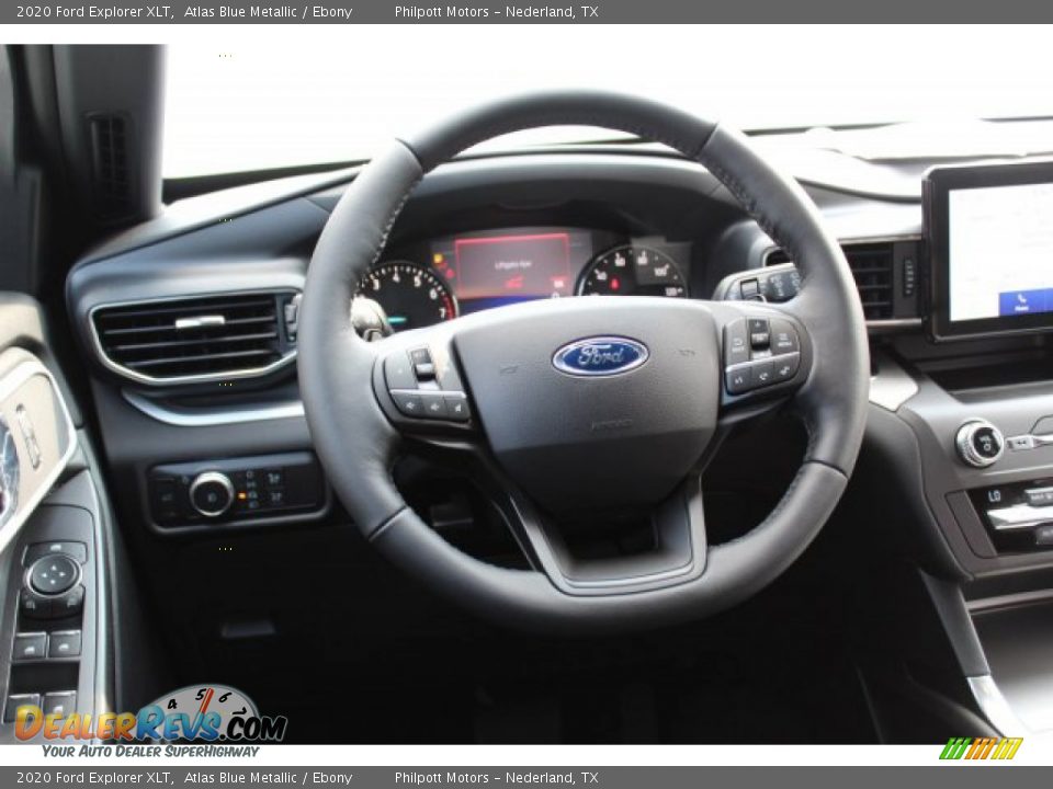 2020 Ford Explorer XLT Atlas Blue Metallic / Ebony Photo #24