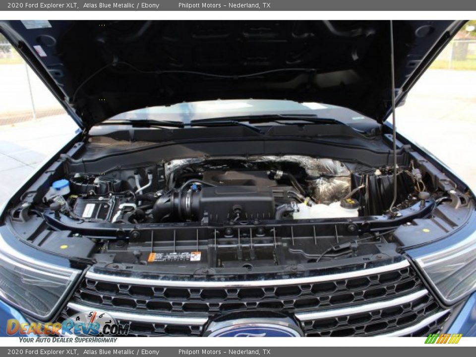 2020 Ford Explorer XLT Atlas Blue Metallic / Ebony Photo #27