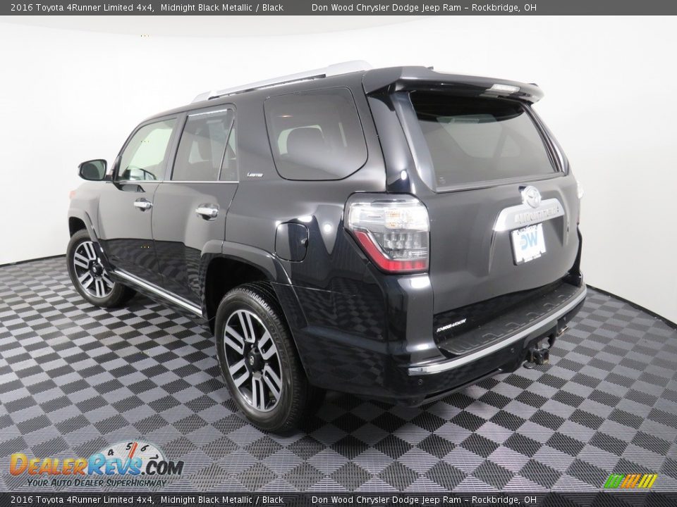 2016 Toyota 4Runner Limited 4x4 Midnight Black Metallic / Black Photo #12