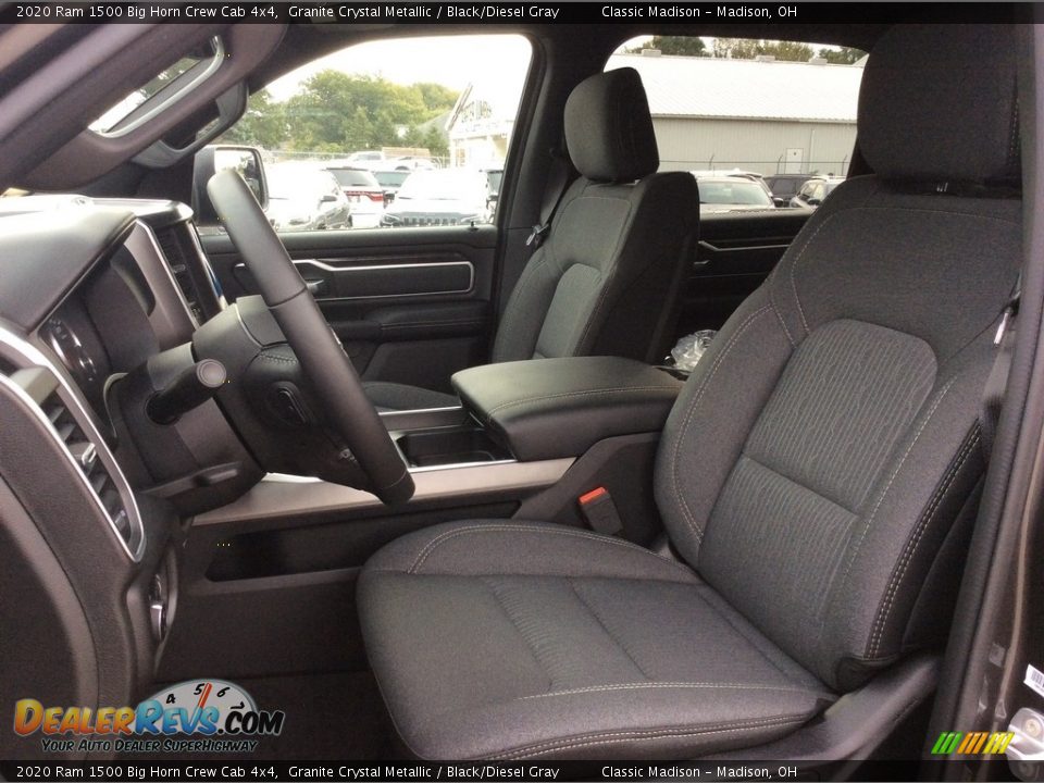 2020 Ram 1500 Big Horn Crew Cab 4x4 Granite Crystal Metallic / Black/Diesel Gray Photo #2