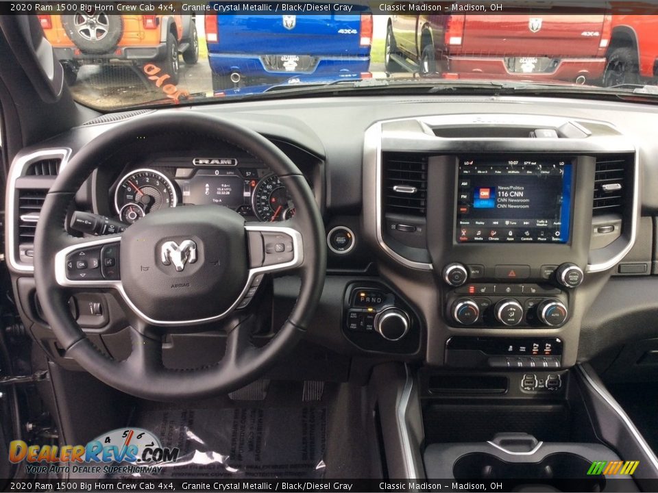 2020 Ram 1500 Big Horn Crew Cab 4x4 Granite Crystal Metallic / Black/Diesel Gray Photo #3