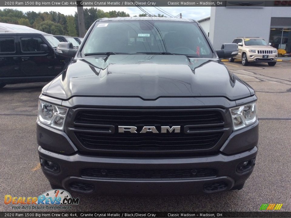 2020 Ram 1500 Big Horn Crew Cab 4x4 Granite Crystal Metallic / Black/Diesel Gray Photo #4