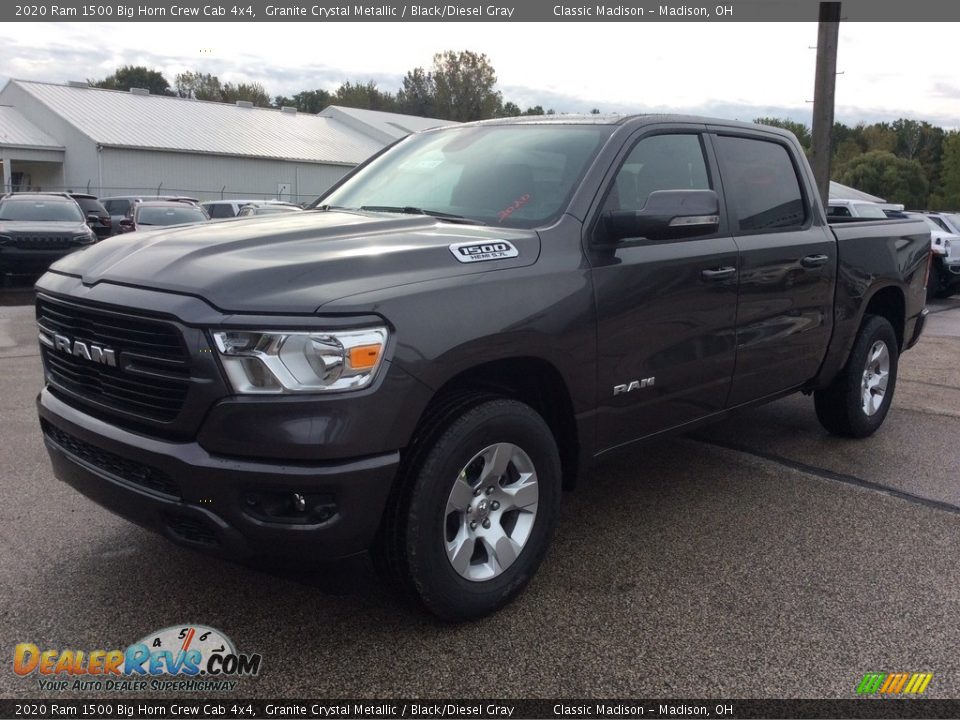 2020 Ram 1500 Big Horn Crew Cab 4x4 Granite Crystal Metallic / Black/Diesel Gray Photo #5
