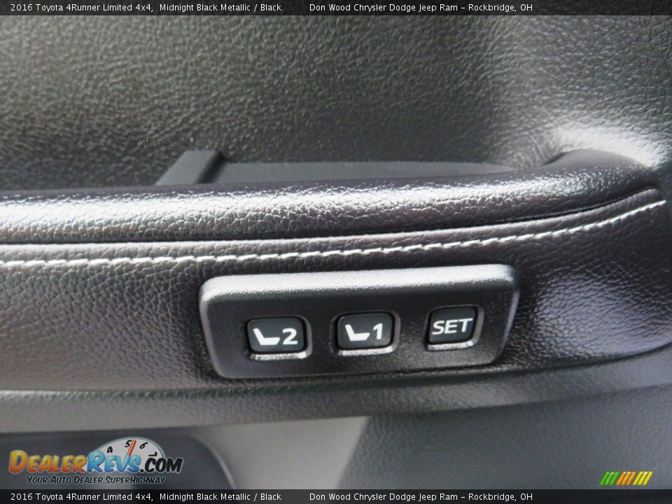 2016 Toyota 4Runner Limited 4x4 Midnight Black Metallic / Black Photo #20