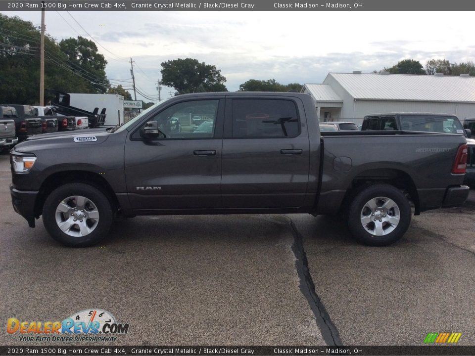 2020 Ram 1500 Big Horn Crew Cab 4x4 Granite Crystal Metallic / Black/Diesel Gray Photo #6