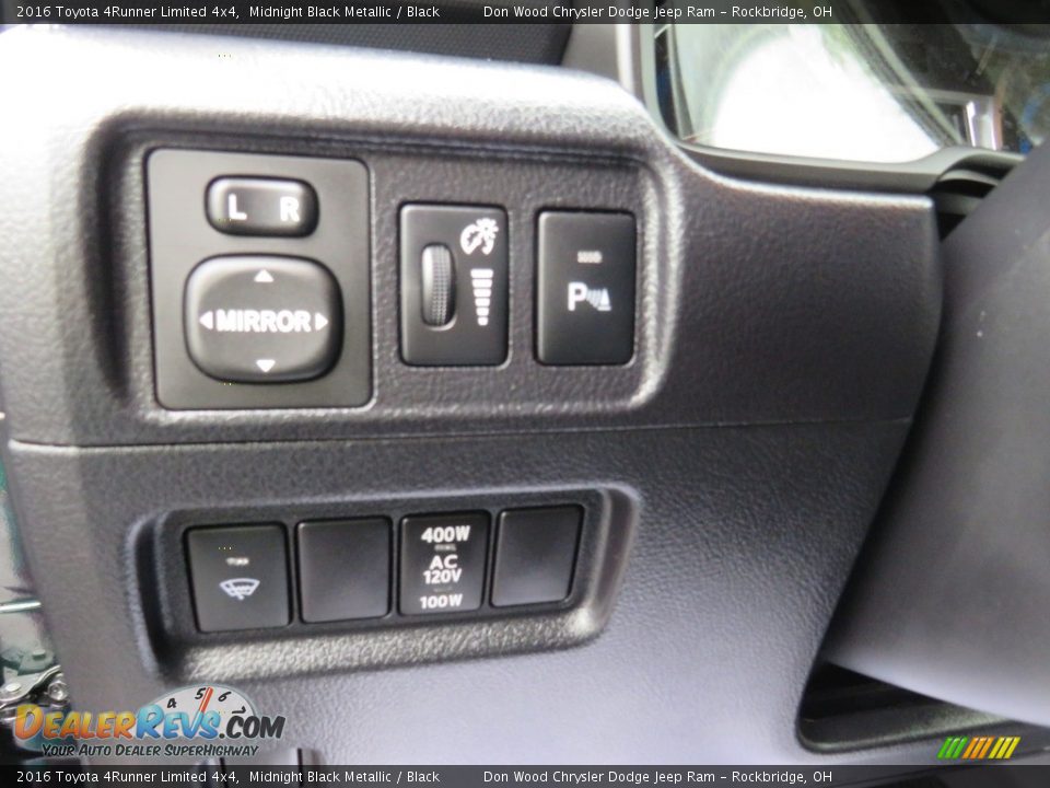 2016 Toyota 4Runner Limited 4x4 Midnight Black Metallic / Black Photo #21