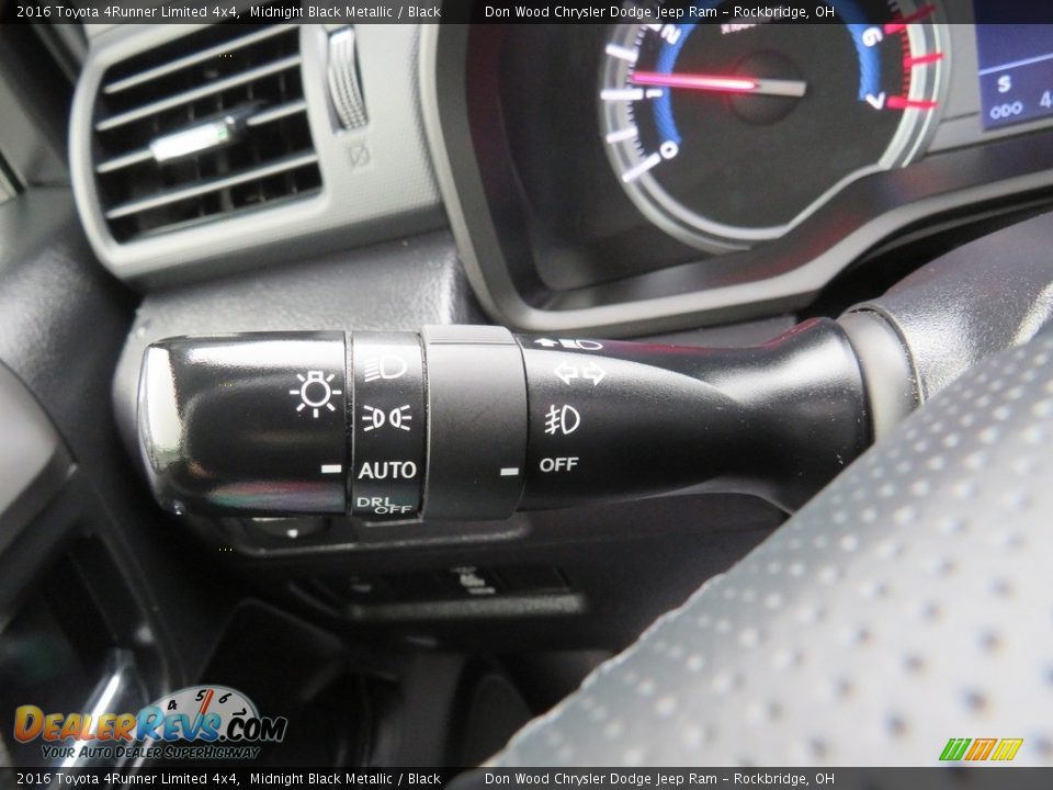 2016 Toyota 4Runner Limited 4x4 Midnight Black Metallic / Black Photo #24