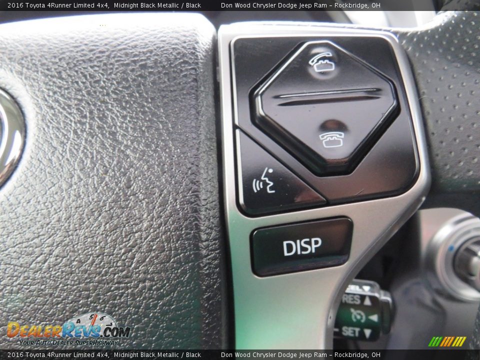 2016 Toyota 4Runner Limited 4x4 Midnight Black Metallic / Black Photo #26