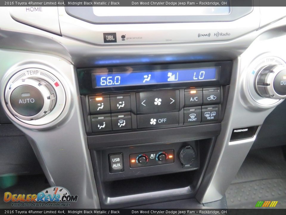 2016 Toyota 4Runner Limited 4x4 Midnight Black Metallic / Black Photo #29