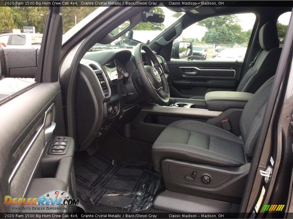2020 Ram 1500 Big Horn Crew Cab 4x4 Granite Crystal Metallic / Black/Diesel Gray Photo #12