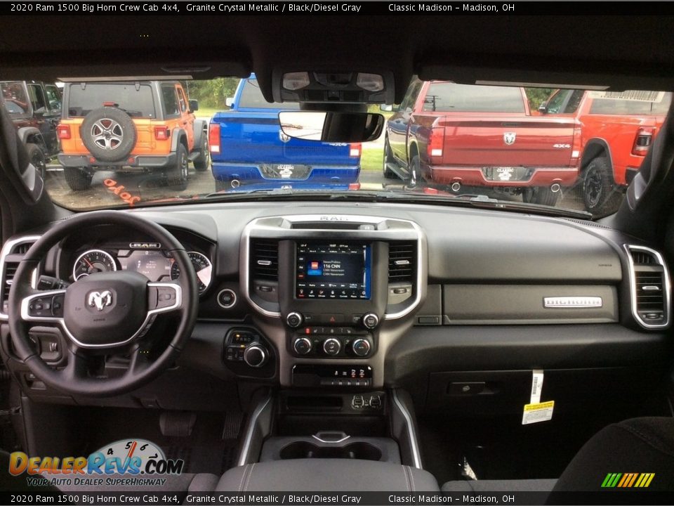 2020 Ram 1500 Big Horn Crew Cab 4x4 Granite Crystal Metallic / Black/Diesel Gray Photo #13