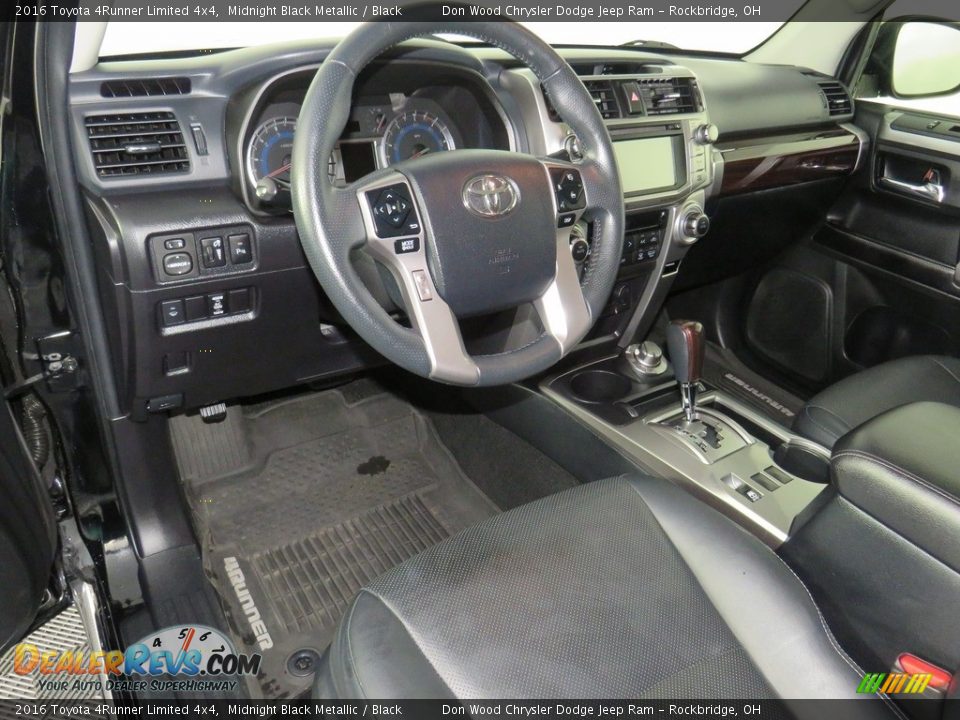 2016 Toyota 4Runner Limited 4x4 Midnight Black Metallic / Black Photo #34