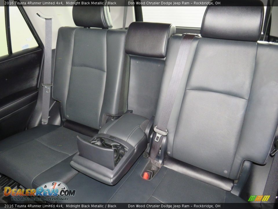 2016 Toyota 4Runner Limited 4x4 Midnight Black Metallic / Black Photo #35