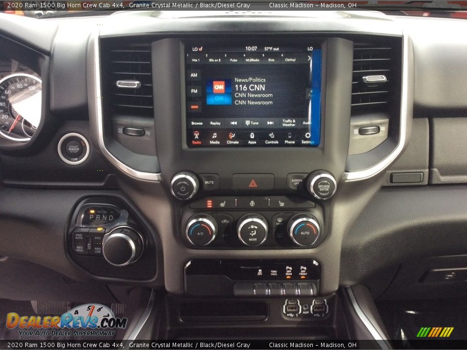2020 Ram 1500 Big Horn Crew Cab 4x4 Granite Crystal Metallic / Black/Diesel Gray Photo #14
