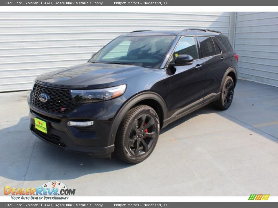 2020 Ford Explorer ST 4WD Agate Black Metallic / Ebony Photo #4