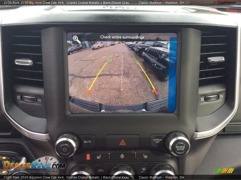 2020 Ram 1500 Big Horn Crew Cab 4x4 Granite Crystal Metallic / Black/Diesel Gray Photo #16