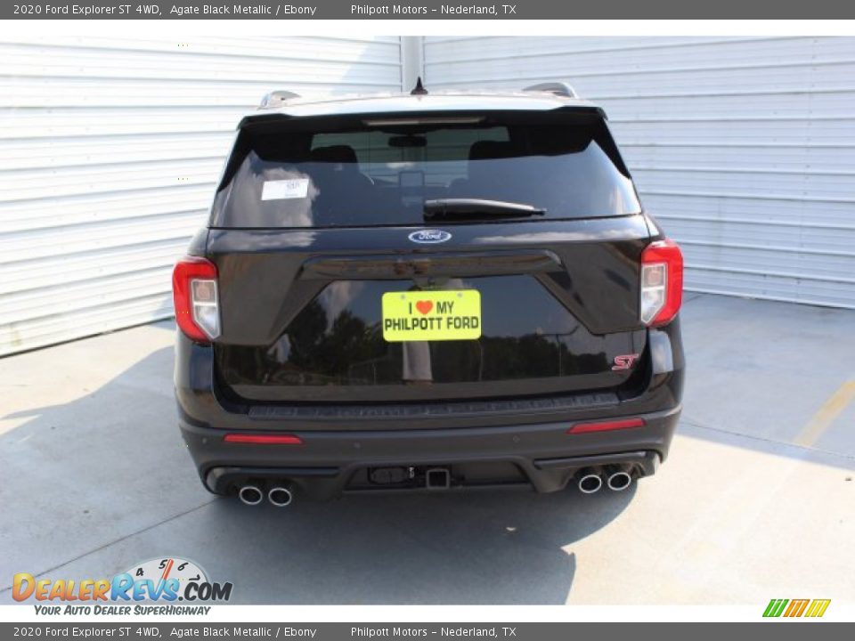 2020 Ford Explorer ST 4WD Agate Black Metallic / Ebony Photo #7