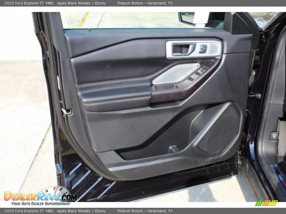 2020 Ford Explorer ST 4WD Agate Black Metallic / Ebony Photo #9