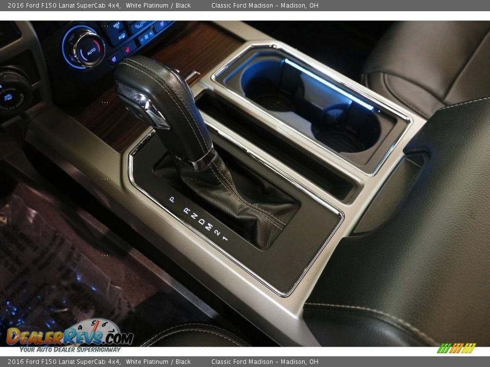 2016 Ford F150 Lariat SuperCab 4x4 White Platinum / Black Photo #18