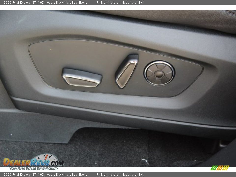 2020 Ford Explorer ST 4WD Agate Black Metallic / Ebony Photo #11