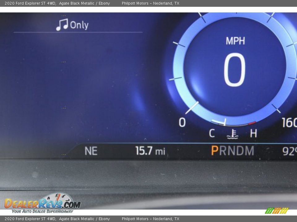 2020 Ford Explorer ST 4WD Agate Black Metallic / Ebony Photo #15