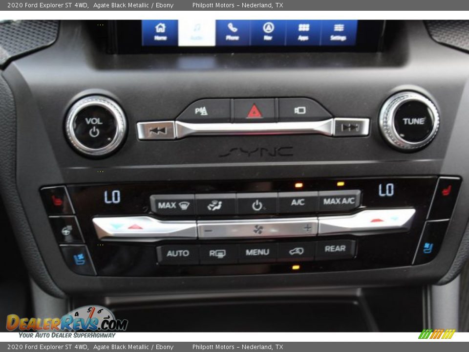 2020 Ford Explorer ST 4WD Agate Black Metallic / Ebony Photo #17