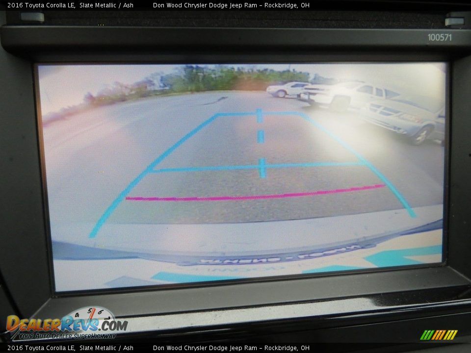 2016 Toyota Corolla LE Slate Metallic / Ash Photo #2