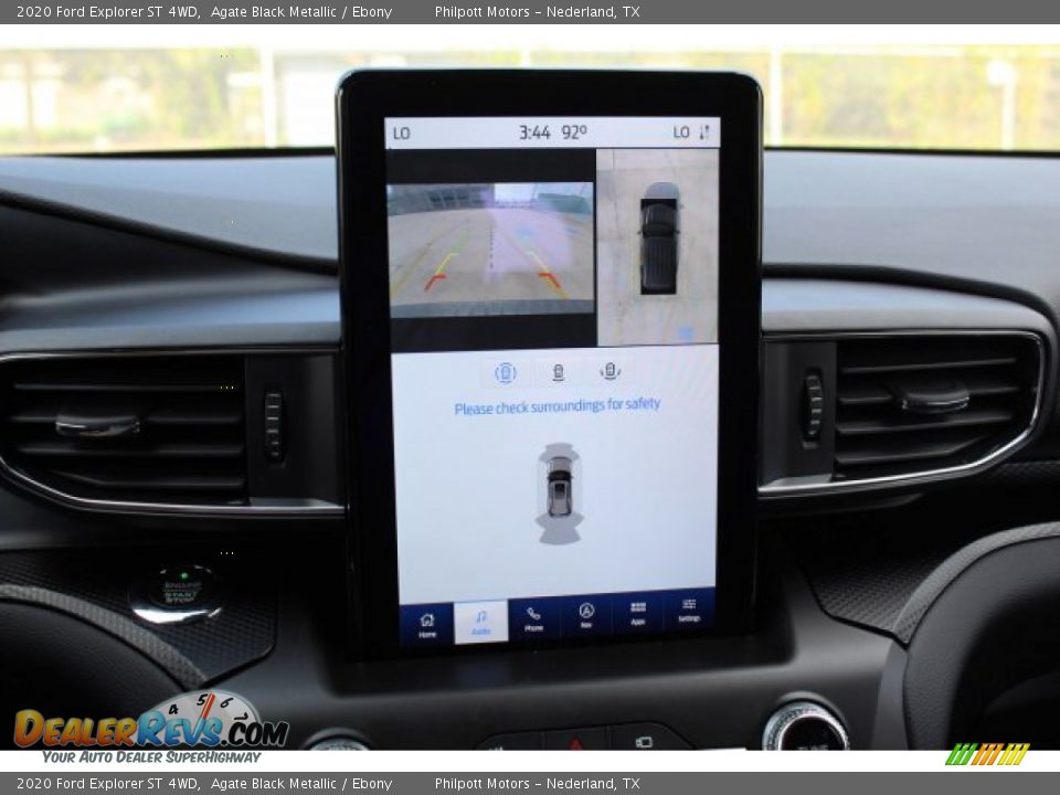 2020 Ford Explorer ST 4WD Agate Black Metallic / Ebony Photo #19