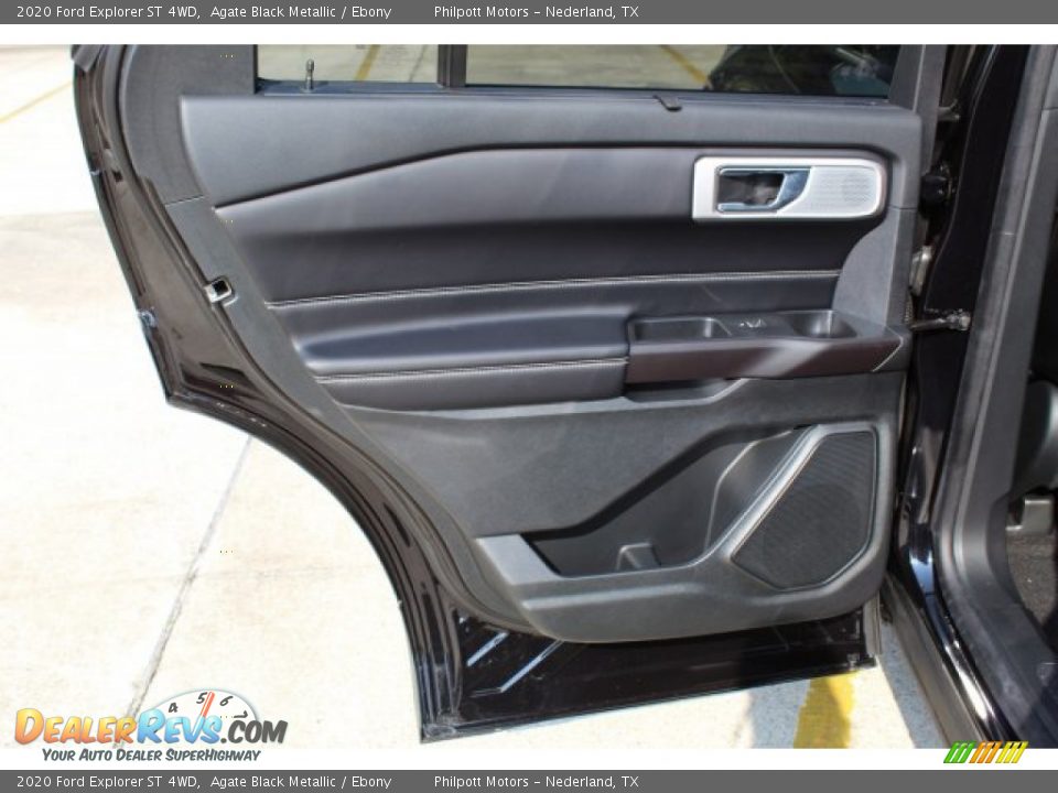 2020 Ford Explorer ST 4WD Agate Black Metallic / Ebony Photo #20
