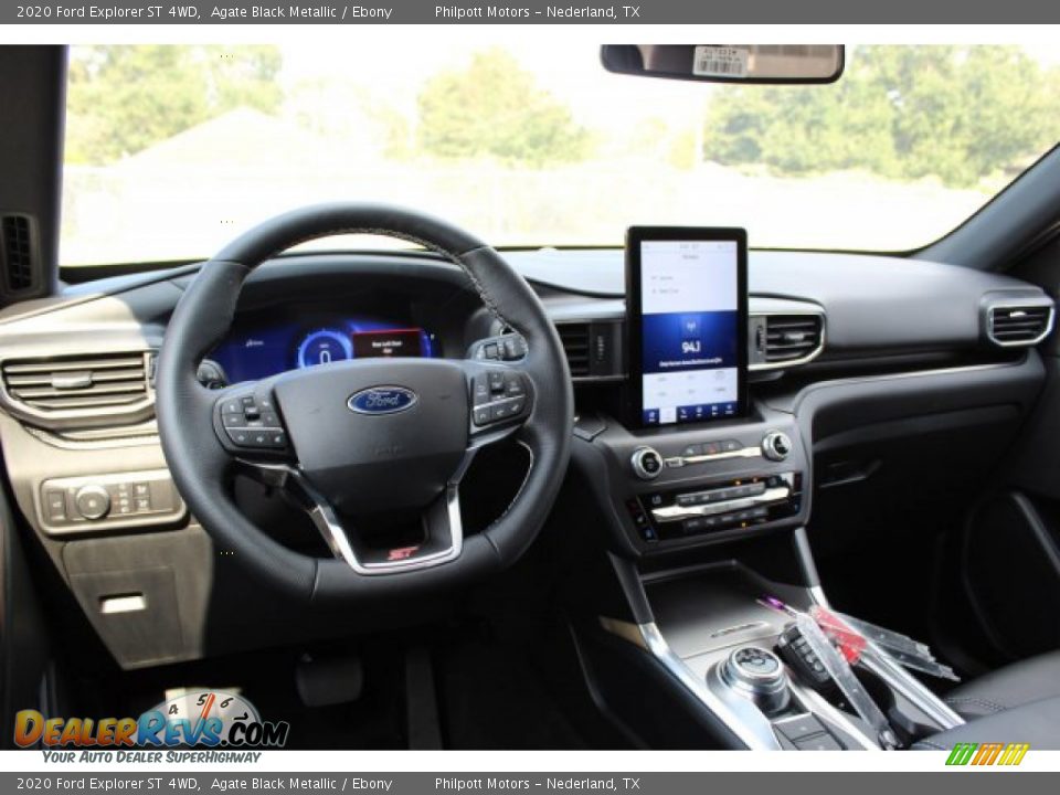 2020 Ford Explorer ST 4WD Agate Black Metallic / Ebony Photo #23