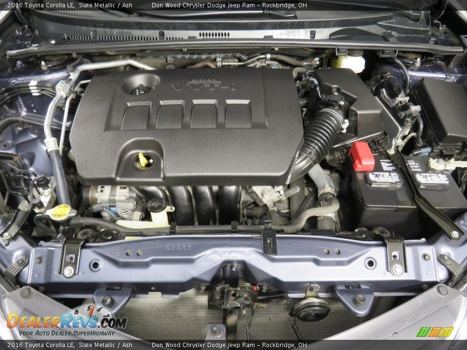 2016 Toyota Corolla LE Slate Metallic / Ash Photo #7