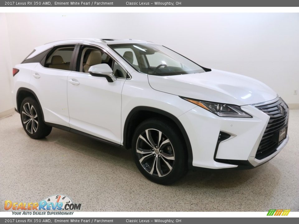 2017 Lexus RX 350 AWD Eminent White Pearl / Parchment Photo #1