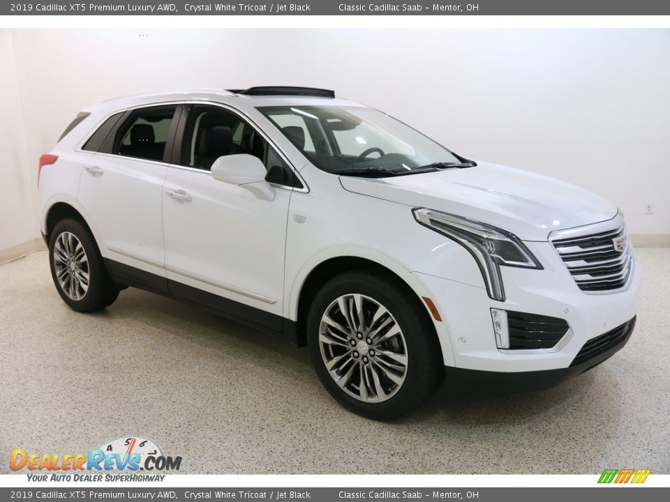 2019 Cadillac XT5 Premium Luxury AWD Crystal White Tricoat / Jet Black Photo #1