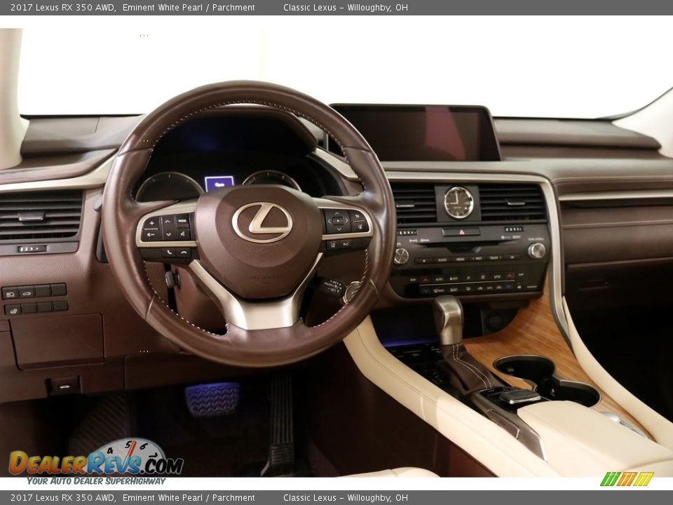 2017 Lexus RX 350 AWD Eminent White Pearl / Parchment Photo #6