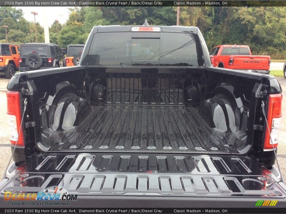2020 Ram 1500 Big Horn Crew Cab 4x4 Diamond Black Crystal Pearl / Black/Diesel Gray Photo #9