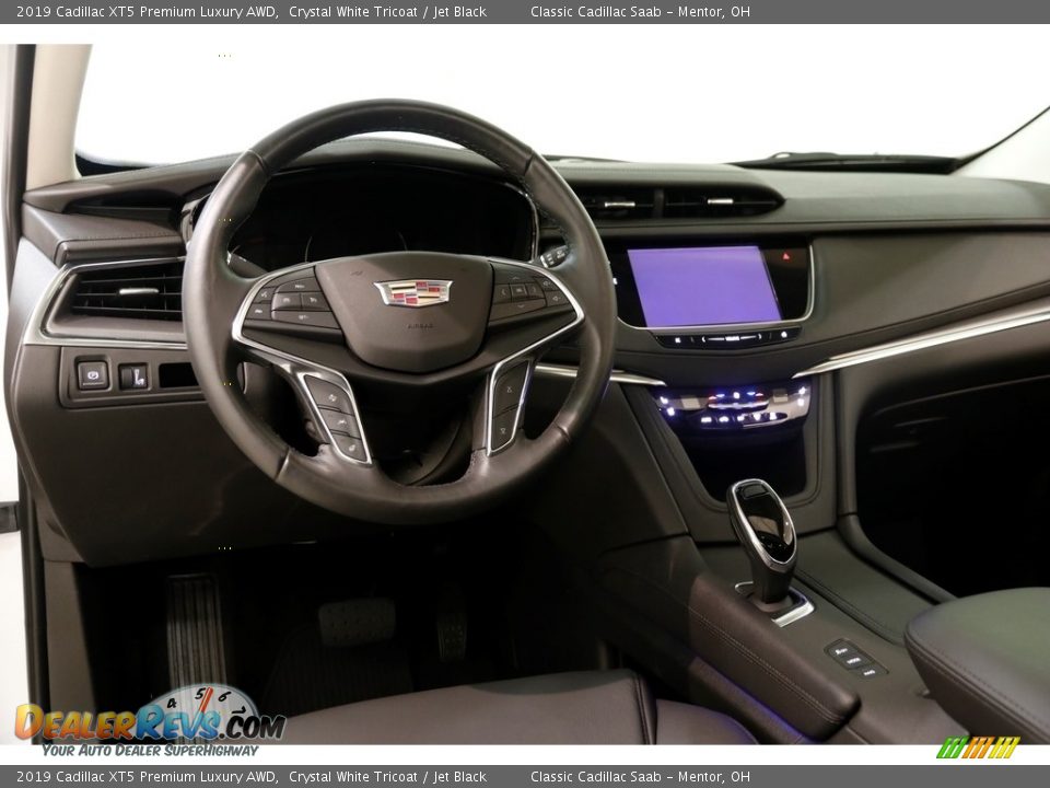 2019 Cadillac XT5 Premium Luxury AWD Crystal White Tricoat / Jet Black Photo #6