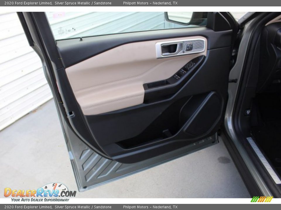 2020 Ford Explorer Limited Silver Spruce Metallic / Sandstone Photo #9