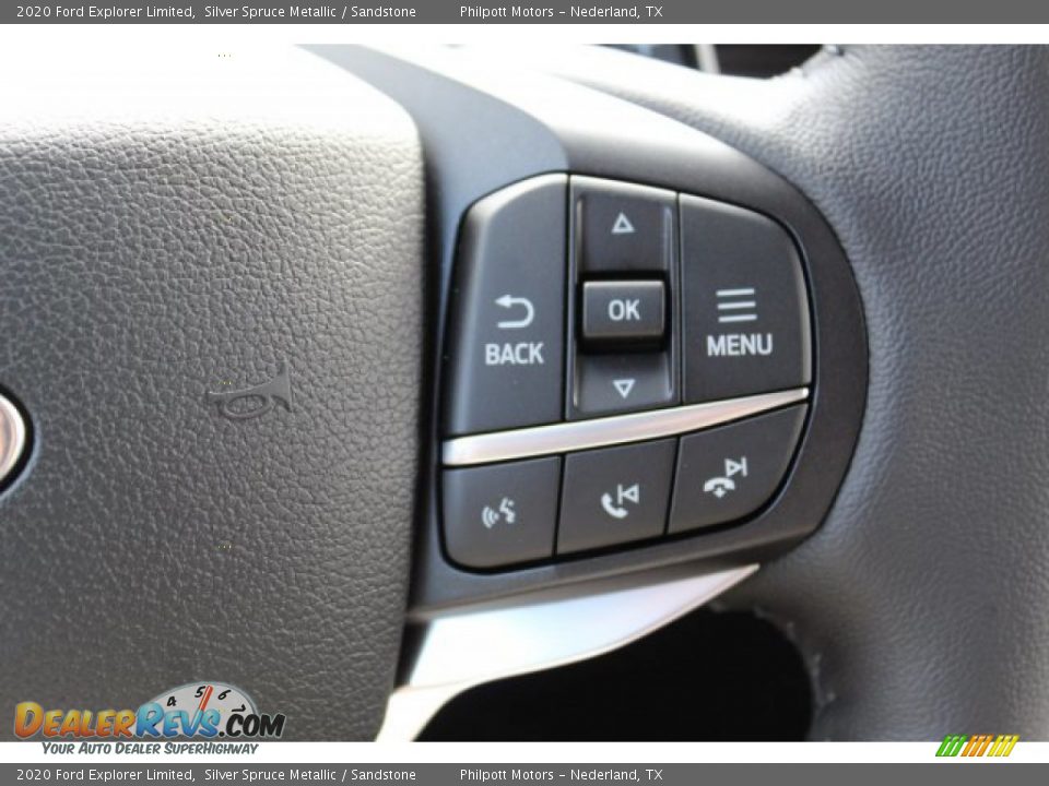 2020 Ford Explorer Limited Silver Spruce Metallic / Sandstone Photo #13