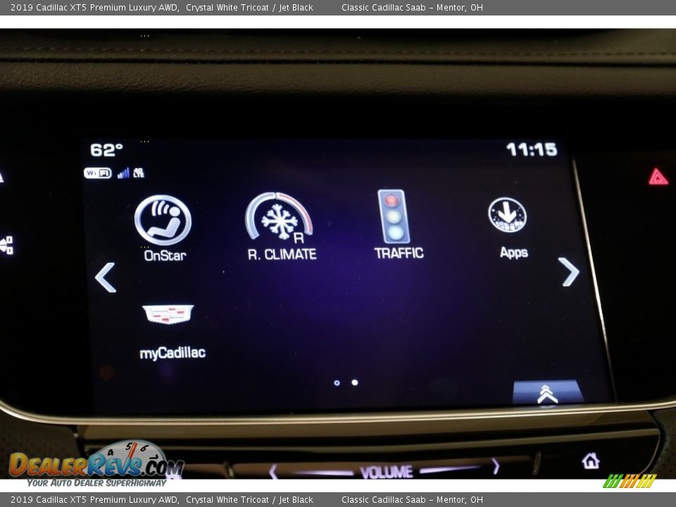 2019 Cadillac XT5 Premium Luxury AWD Crystal White Tricoat / Jet Black Photo #11