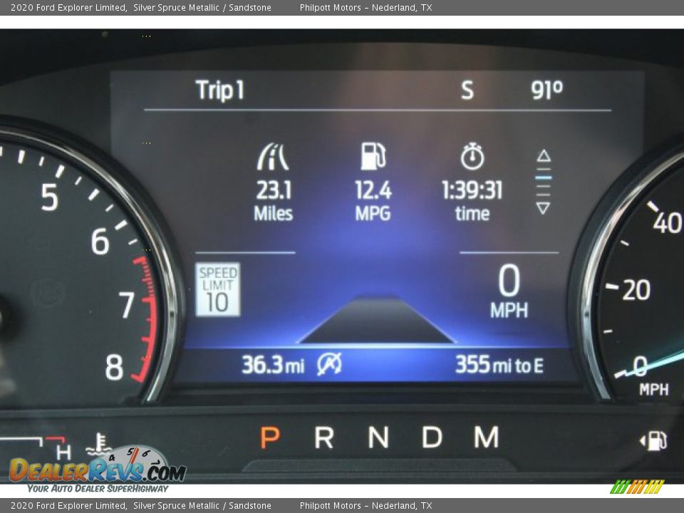 2020 Ford Explorer Limited Silver Spruce Metallic / Sandstone Photo #15