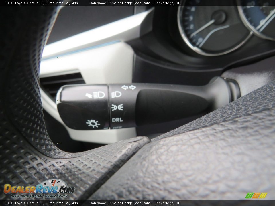 2016 Toyota Corolla LE Slate Metallic / Ash Photo #21