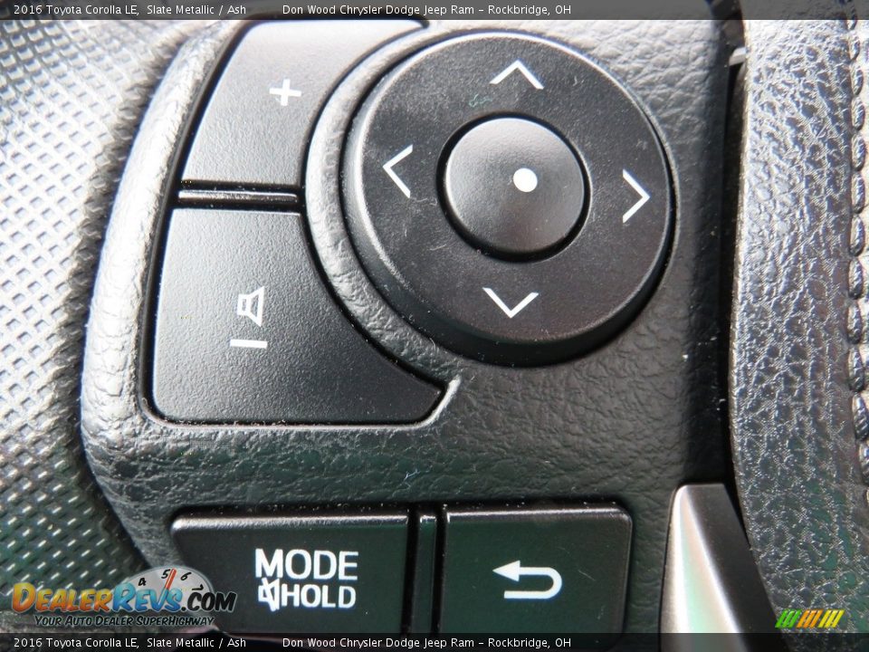 2016 Toyota Corolla LE Slate Metallic / Ash Photo #22