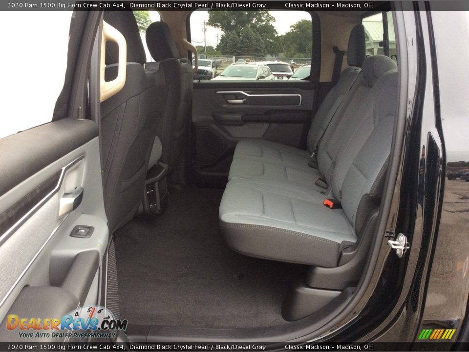 2020 Ram 1500 Big Horn Crew Cab 4x4 Diamond Black Crystal Pearl / Black/Diesel Gray Photo #16