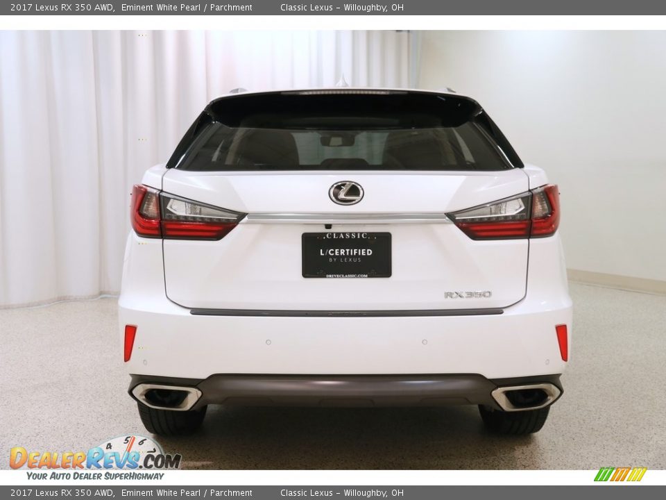 2017 Lexus RX 350 AWD Eminent White Pearl / Parchment Photo #20